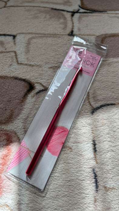 Фотография покупателя товара Крючок для вязания, d = 10 мм, 15 см, цвет МИКС - Фото 4