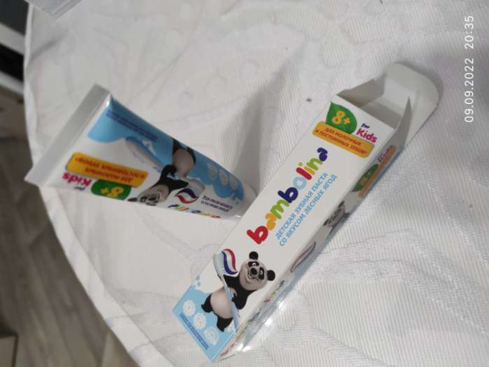 Фотография покупателя товара Зубная паста для детей "Bambolina" от 8 лет, 50 мл - Фото 4