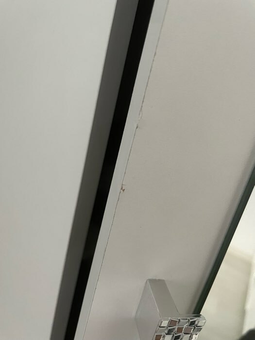 Фотография покупателя товара Шкаф угловой Орион с зеркалом, 866х2300х450, Белый/Белый - Фото 60