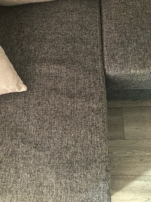 Фотография покупателя товара Угловой диван «Майами», механизм еврокнижка, левый угол, рогожка, цвет серый / бежевый - Фото 1