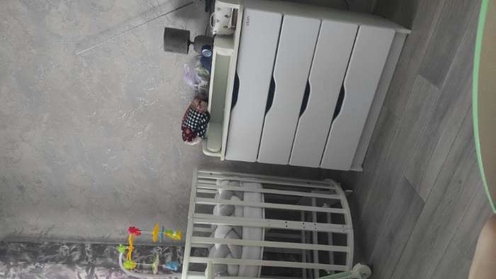 Фотография покупателя товара Комод детский с пеленальным столиком Сириус-2 Wood 804 ПВХ, белый премиум, 4 ящика - Фото 6