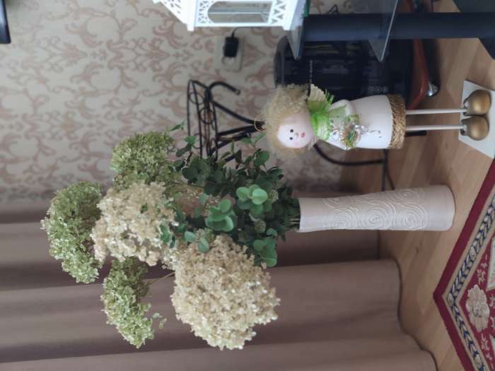 Фотография покупателя товара Ваза керамическая "Виола", настольная, ажур, 41 см