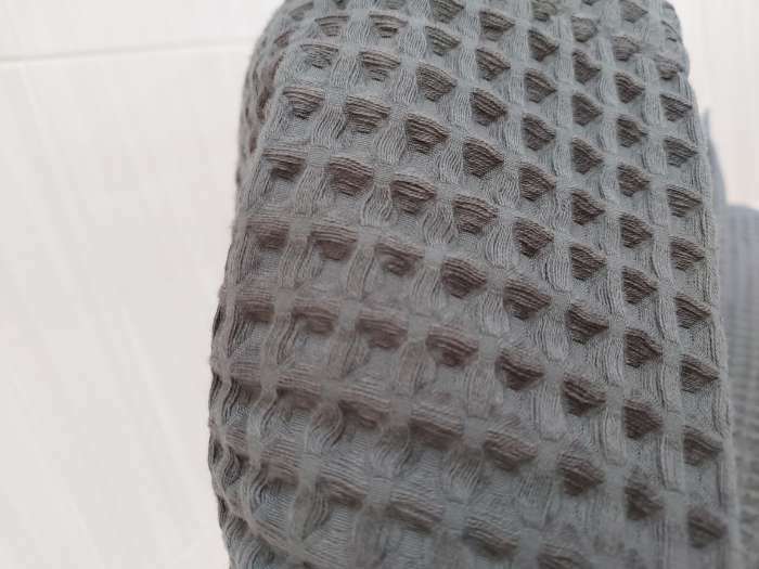 Фотография покупателя товара Халат вафельный женский удлинённый Этель "Boho" размер 54-56, цвет светло-серый, 100% хлопок, 290 г/м2 - Фото 1
