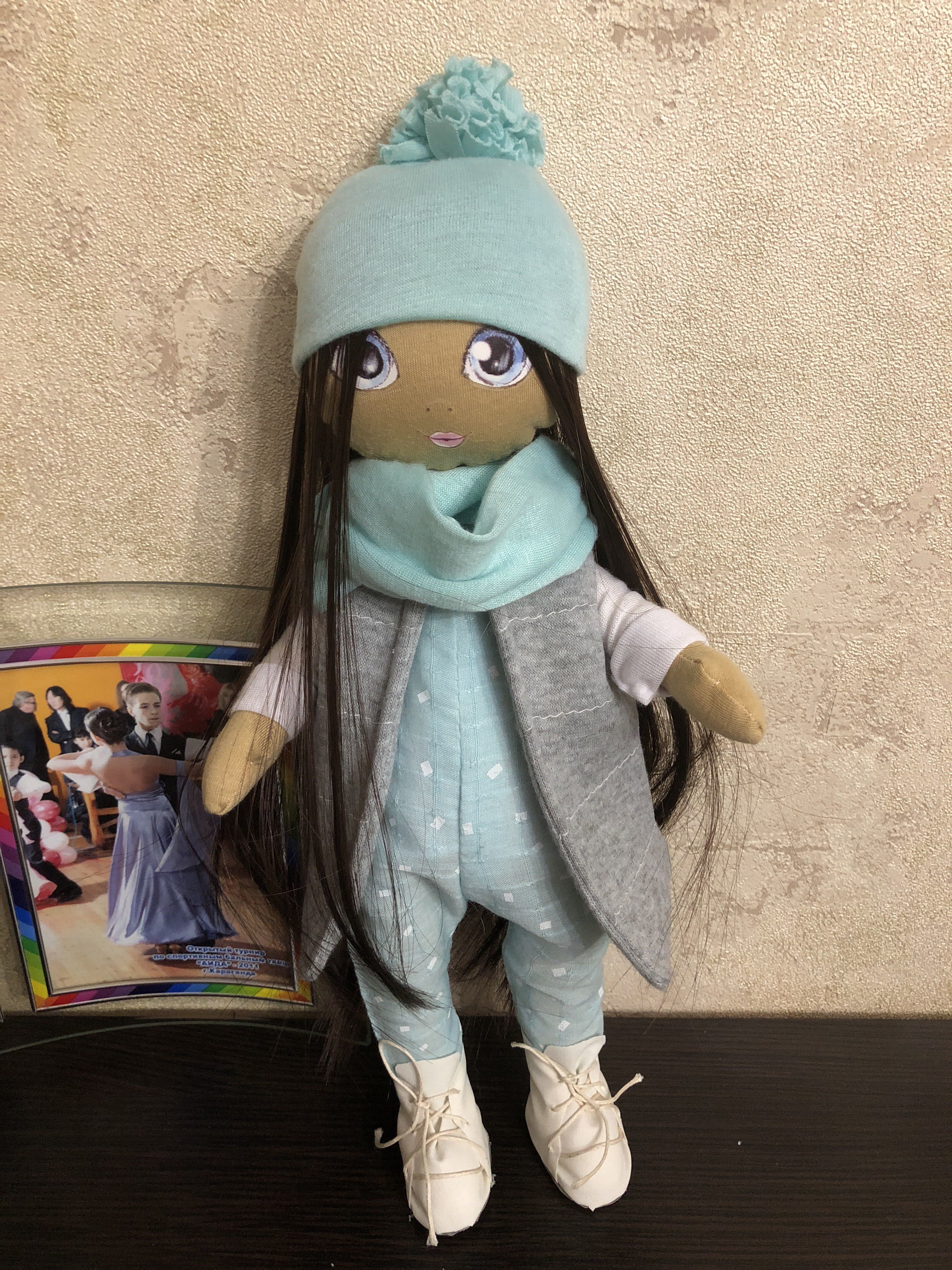 Фотография покупателя товара Набор для шитья. Интерьерная кукла «Молли», 30 см - Фото 4