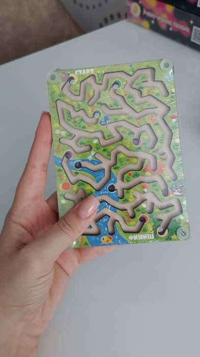 Фотография покупателя товара Лабиринт с шариком «Кошки-мышки» - Фото 1