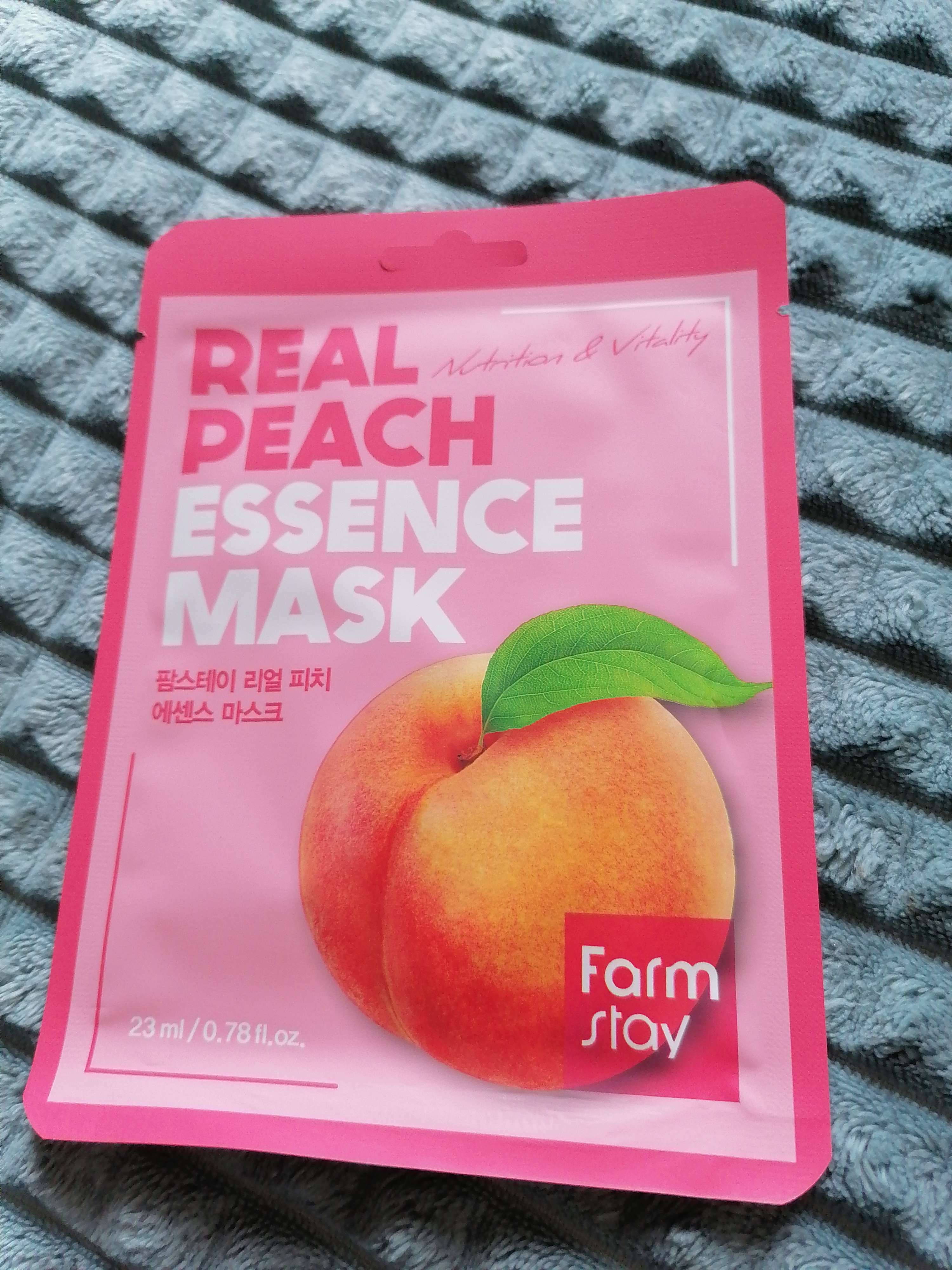 Фотография покупателя товара Тканевая маска для лица FarmStay, с экстрактом персика, 23 мл - Фото 2