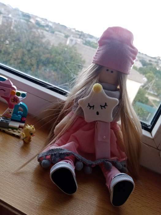 Фотография покупателя товара Набор для шитья. Интерьерная кукла «Хелен», 22 см - Фото 2