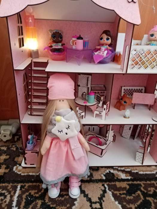 Фотография покупателя товара Набор для шитья. Интерьерная кукла «Хелен», 22 см - Фото 1