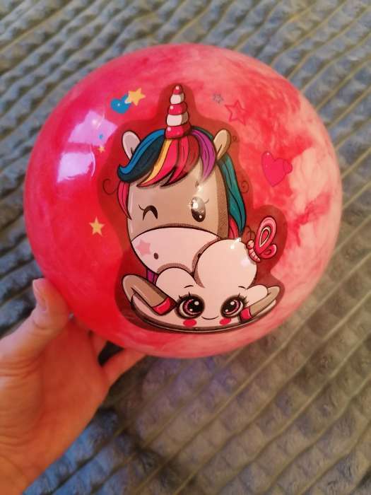 Фотография покупателя товара Мяч детский «Пони», d=22 см, 60 г, цвет МИКС - Фото 10