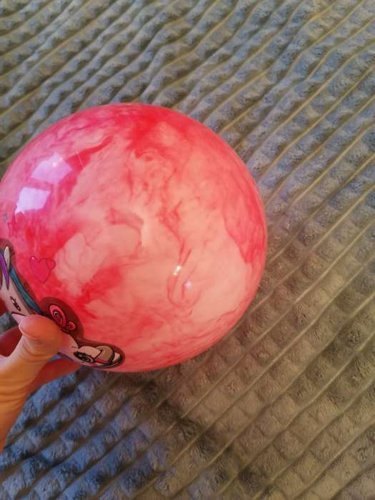 Фотография покупателя товара Мяч детский «Пони», d=22 см, 60 г, цвет МИКС