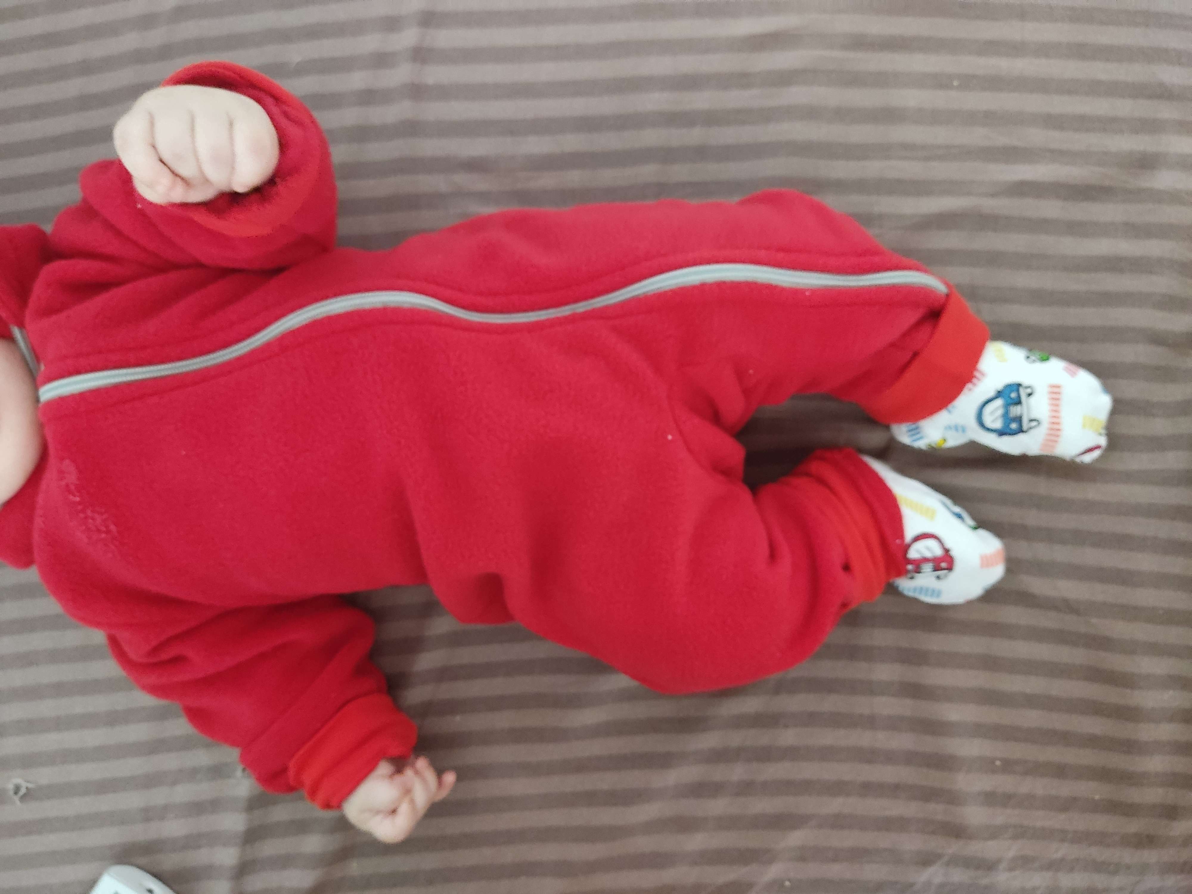 Фотография покупателя товара Комбинезон детский, цвет красный, рост 104-110 см (32) - Фото 5