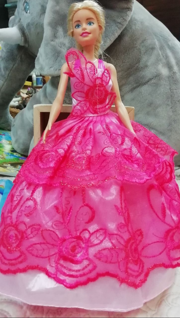 Фотография покупателя товара Одежда для куклы «Бальное платье», МИКС - Фото 6