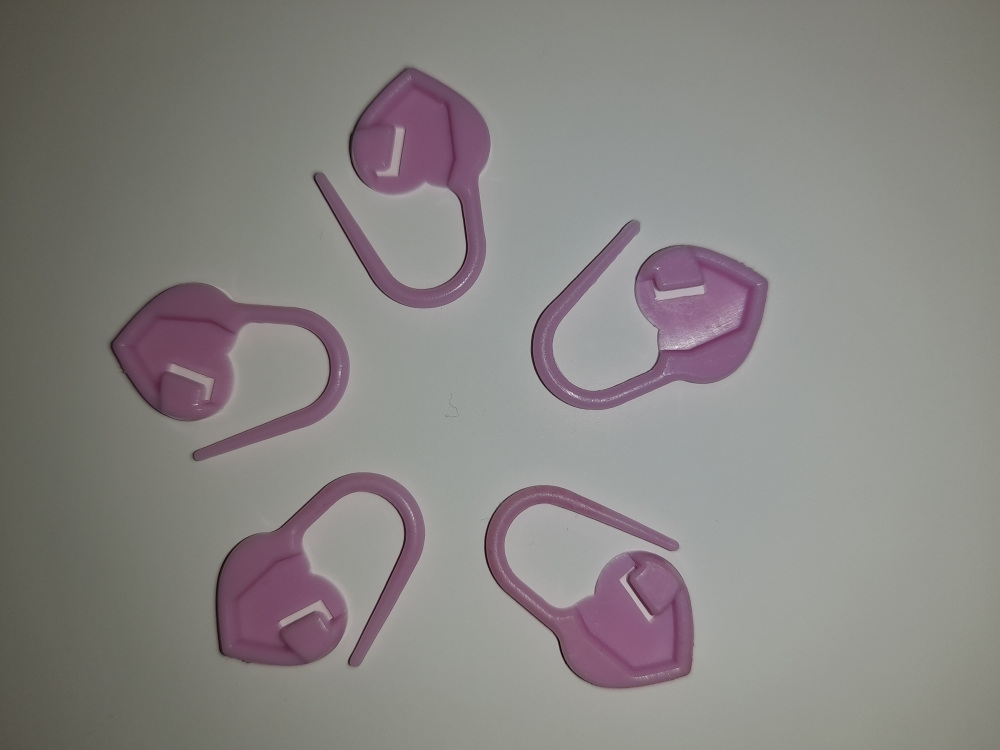Фотография покупателя товара Набор маркеров для петель «Сердце», 2 см, 20 шт, цвет розовый - Фото 6