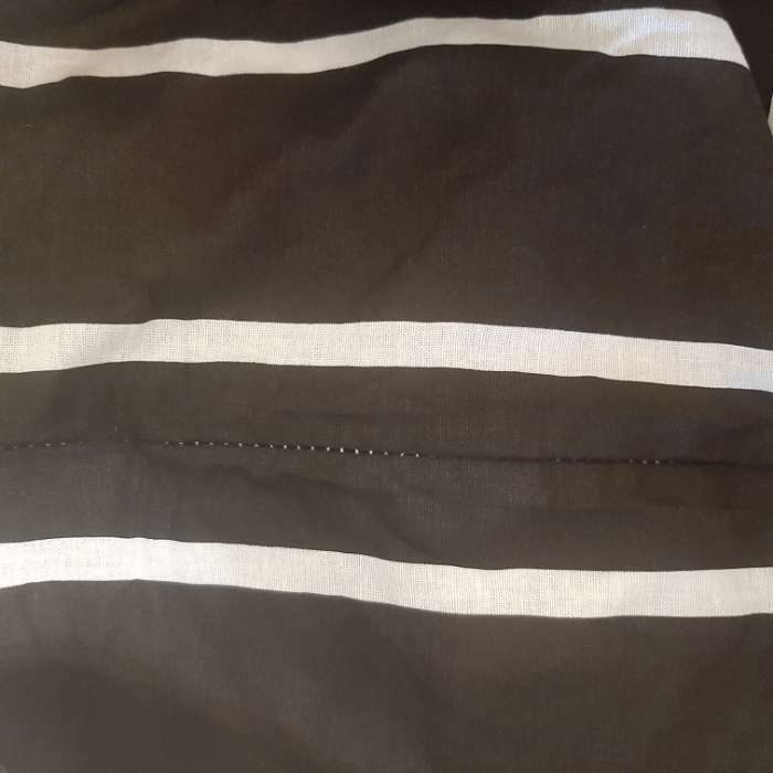 Фотография покупателя товара Постельное бельё Этель Дуэт Black stripes 143х215 см-2шт, 220х240 см, 70х70см-2шт, 100% хлопок, поплин