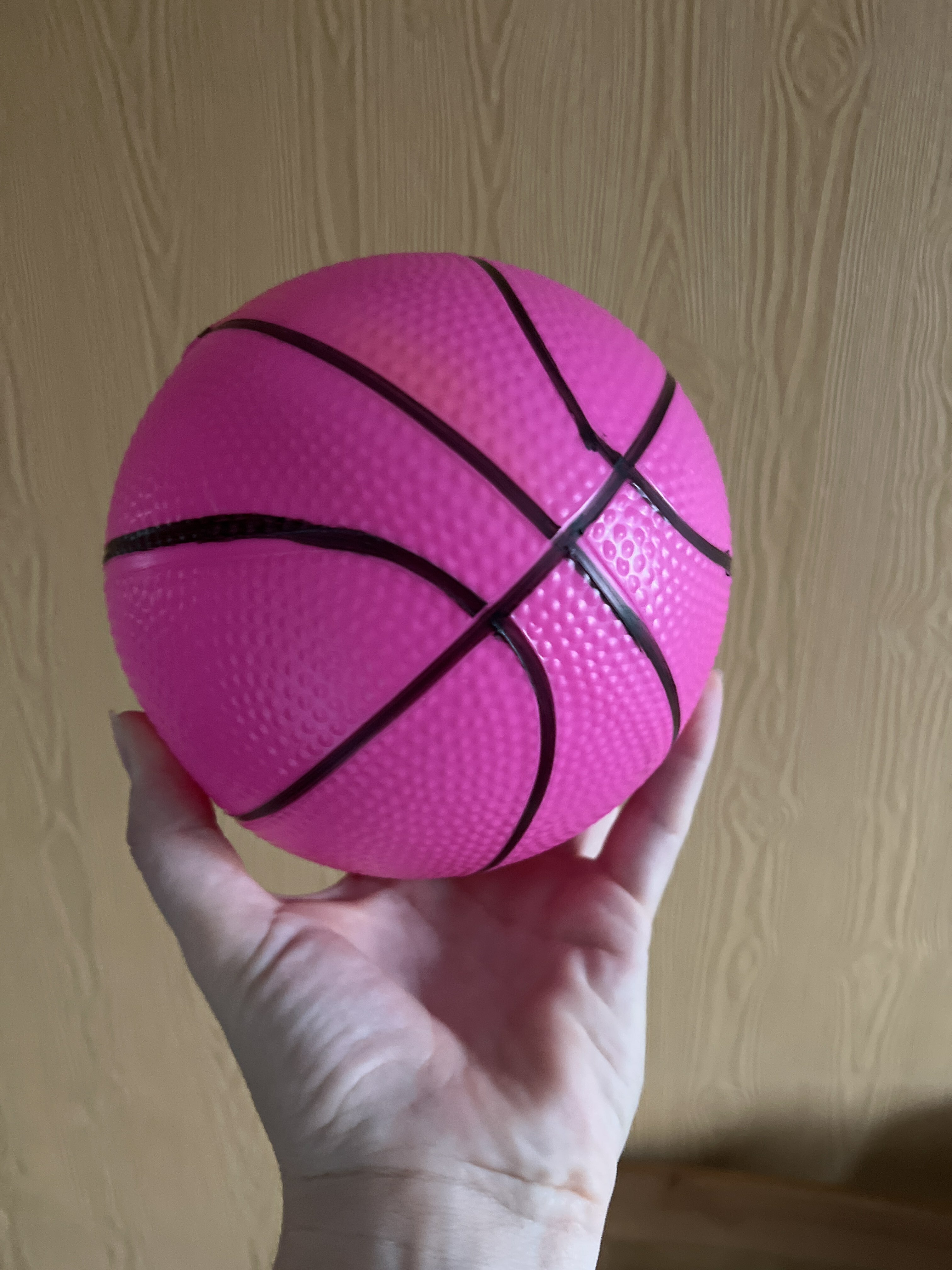 Фотография покупателя товара Мяч детский «Баскетбол», d=16 см, 70 г, цвет МИКС - Фото 3