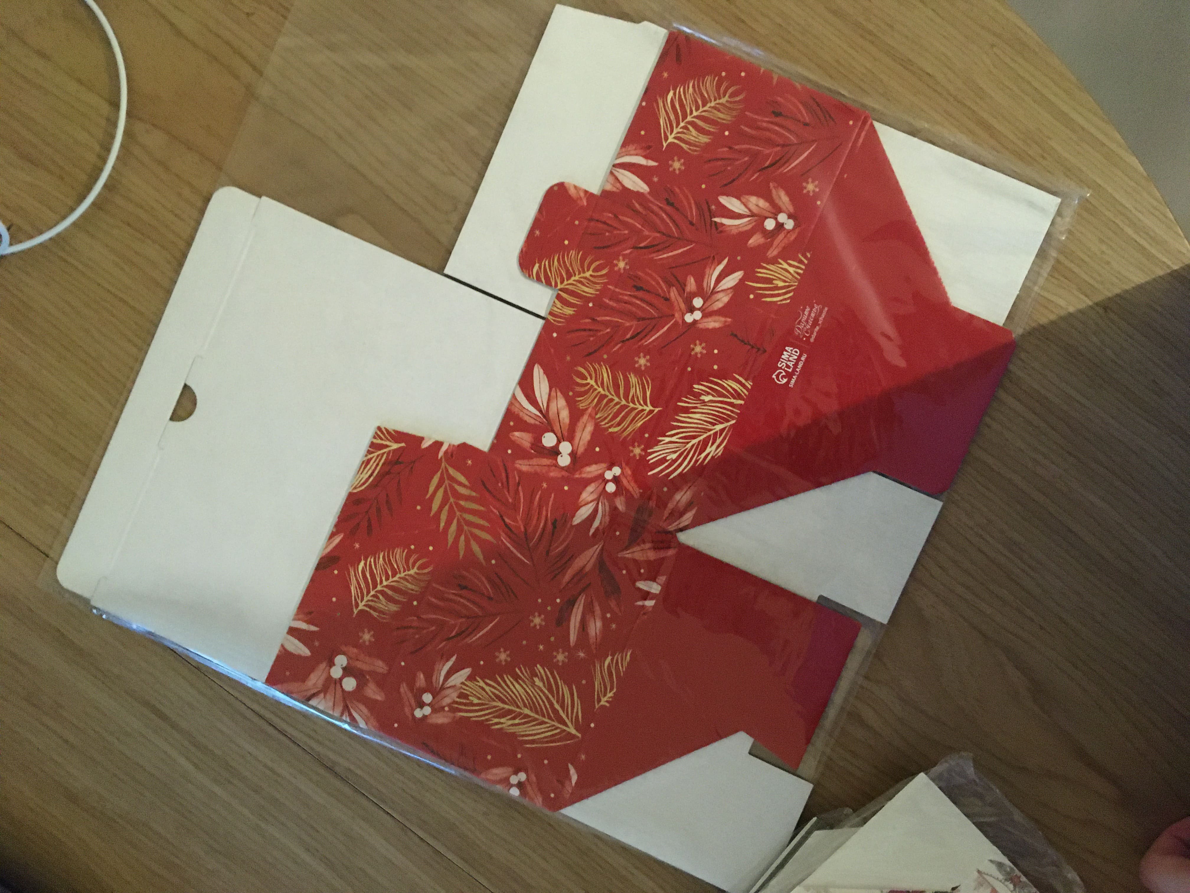 Фотография покупателя товара Складная коробка «Волшебство», 22 х 15 х 10 см, Новый год