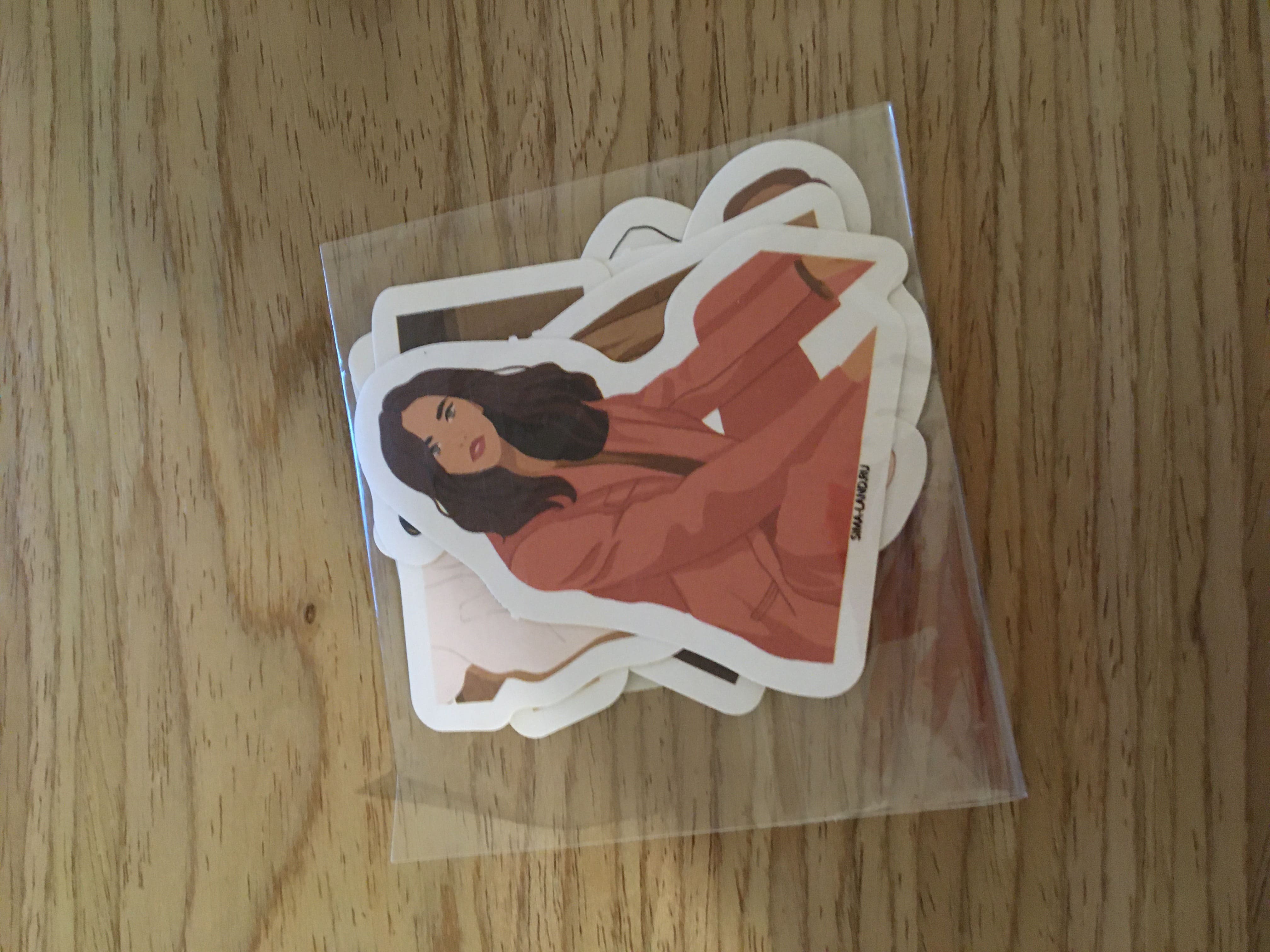 Фотография покупателя товара Набор бумажных наклеек Girl power, 7 × 6 см, 10 шт - Фото 4