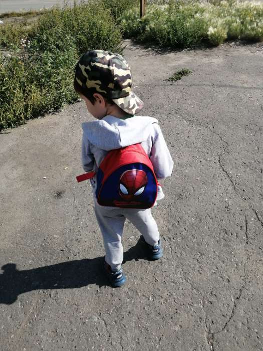 Фотография покупателя товара Рюкзак детский, 23х21х10 см, Человек-паук - Фото 1