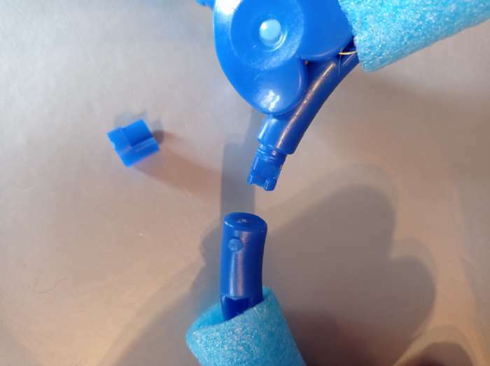 Фотография покупателя товара Нейроскакалка 62 х 16 х 10 см, световая, цвет синий