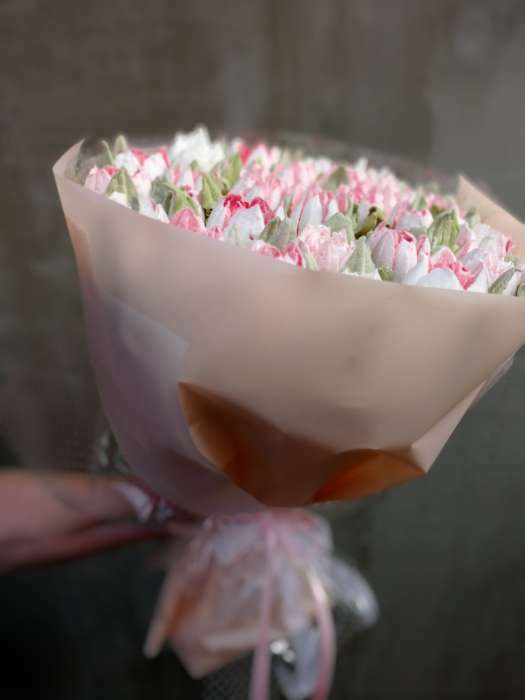 Фотография покупателя товара Пленка для цветов, матовая, пастельный, 0,58 х 10 м - Фото 4