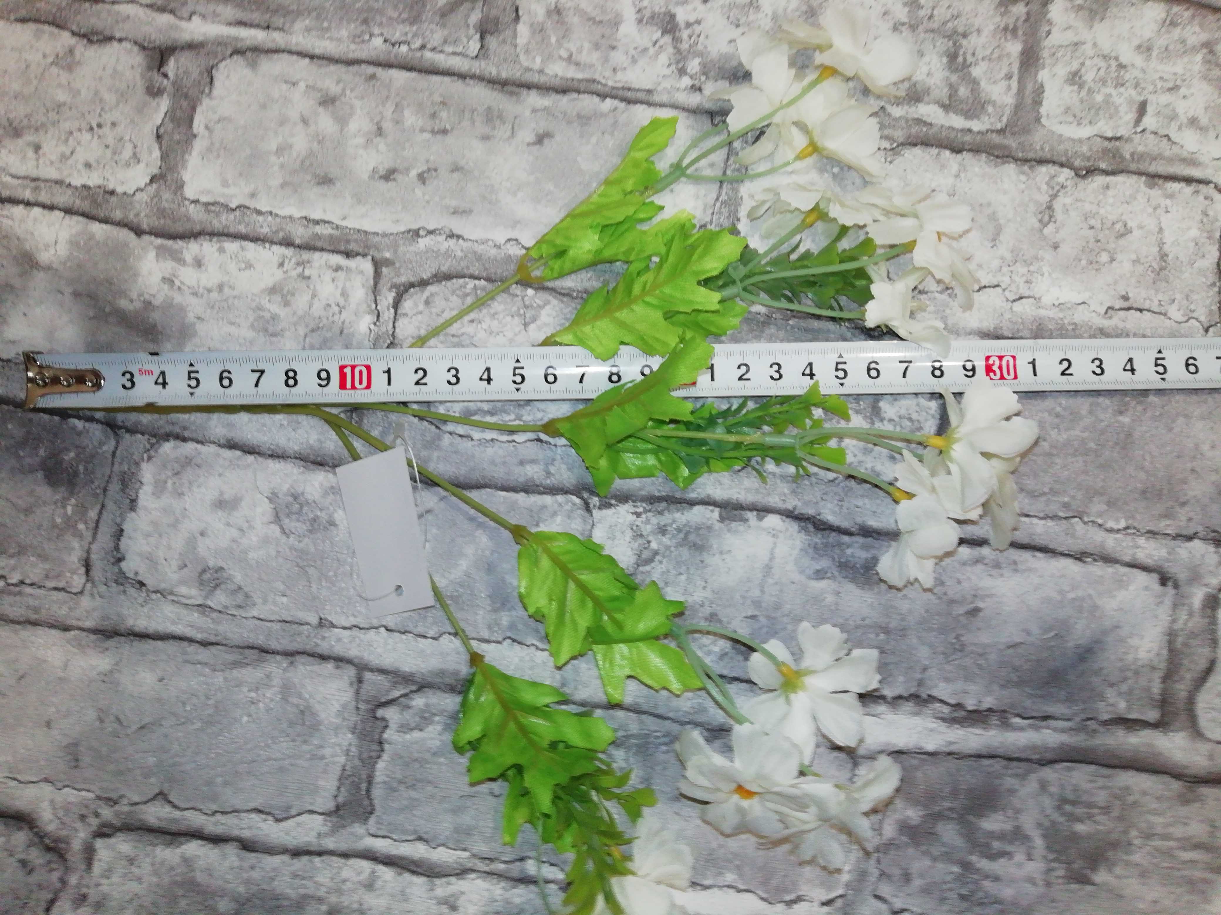 Фотография покупателя товара Букет "Незабудки" 30 см, d цветка 4,5 см,  белый - Фото 2