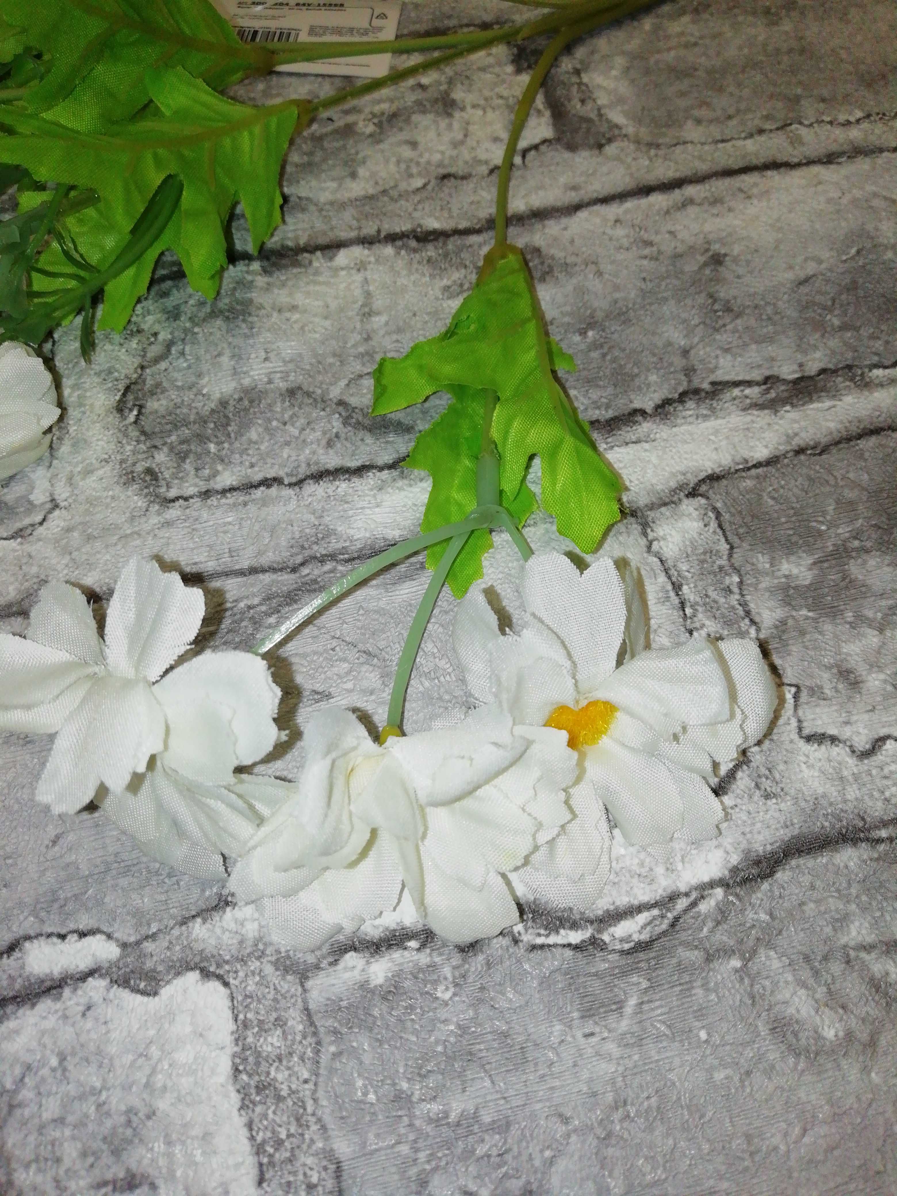 Фотография покупателя товара Букет "Незабудки" 30 см, d цветка 4,5 см,  белый - Фото 3