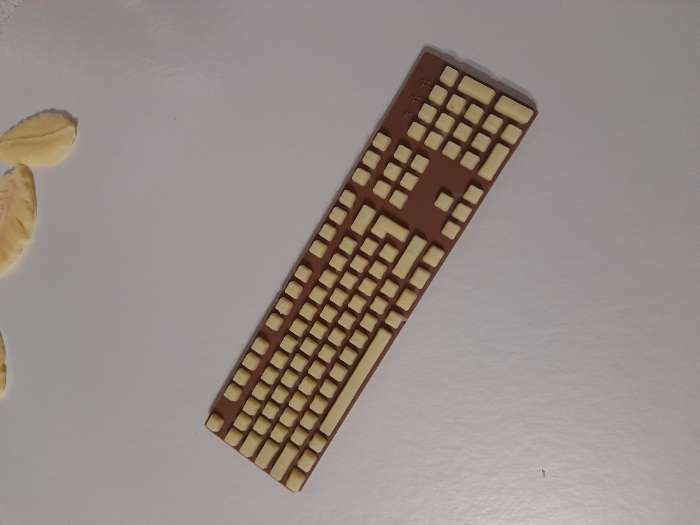 Фотография покупателя товара Молд Доляна «Клавиатура», силикон, 14,5×4,5×1 см, цвет розовый - Фото 1