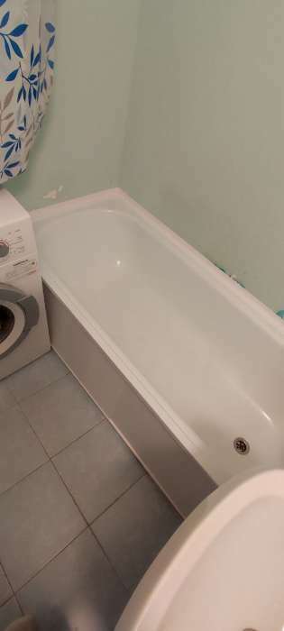 Фотография покупателя товара Бордюрная лента Unibob, для ванн и раковин, самоклеящаяся, 60 мм х 3.35 м, белая - Фото 2