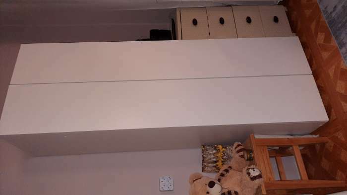 Фотография покупателя товара Шкаф 2х ств КЕОС с выдвижной штангой, 600х400х1800, Белый