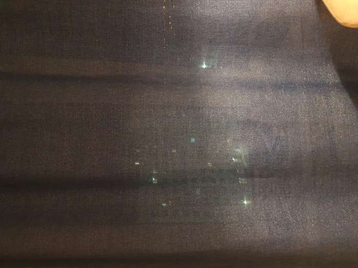 Фотография покупателя товара Штора портьерная Этель"Блеск"цв.синий 140х250 см - Фото 3