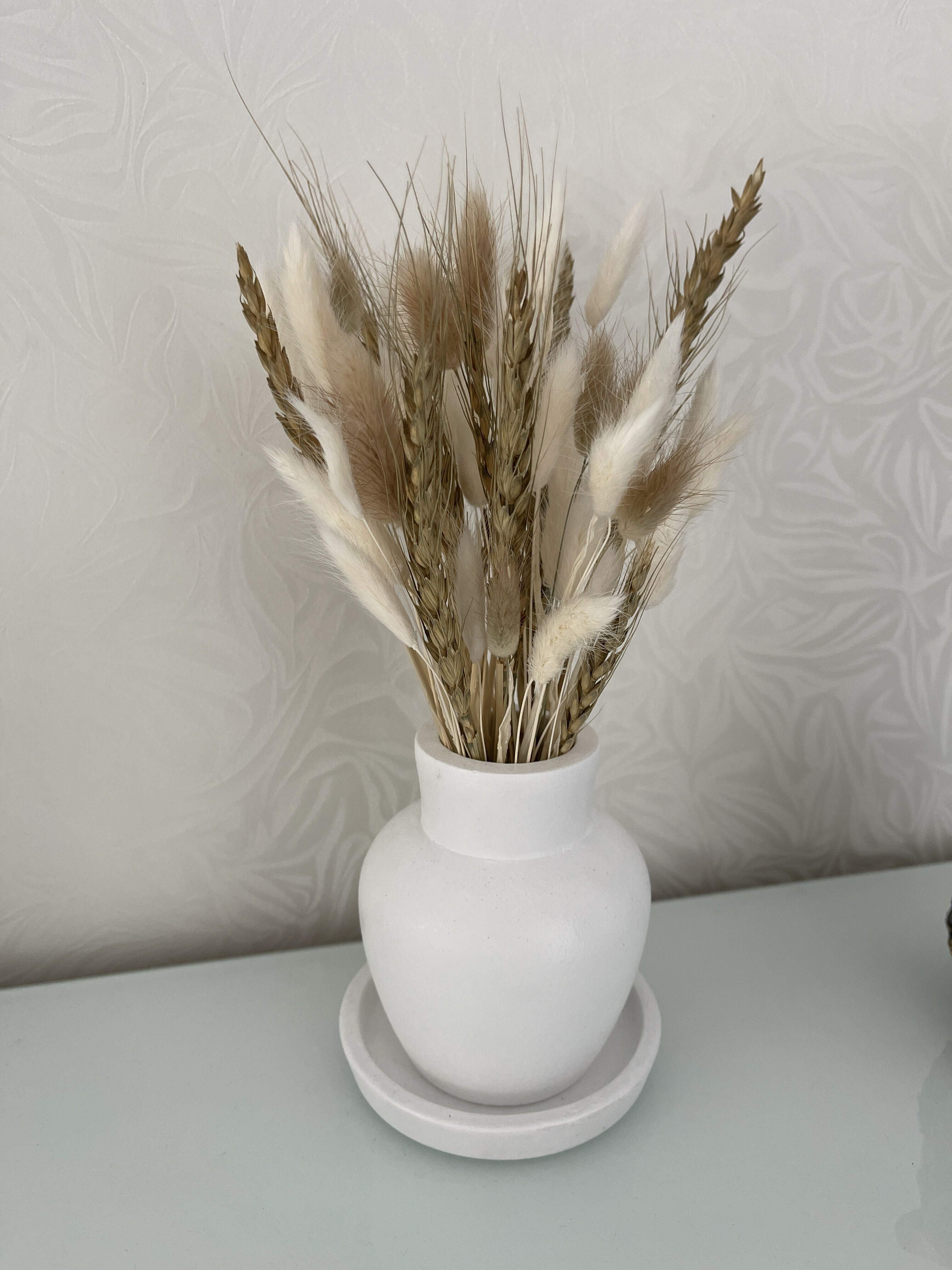 Фотография покупателя товара Сухоцветы «Лагурус», набор 30 шт., цвет белый - Фото 16