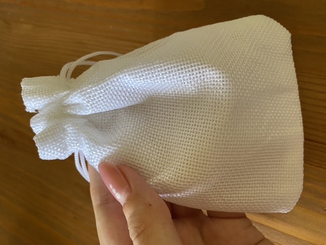 Фотография покупателя товара Холщовый мешочек для украшений, подарков и трав, текстиль «Эко», бежевый, 10×14 см - Фото 3