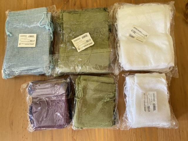 Фотография покупателя товара Холщовый мешочек для украшений, подарков и трав, текстиль «Эко», бежевый, 10×14 см - Фото 6