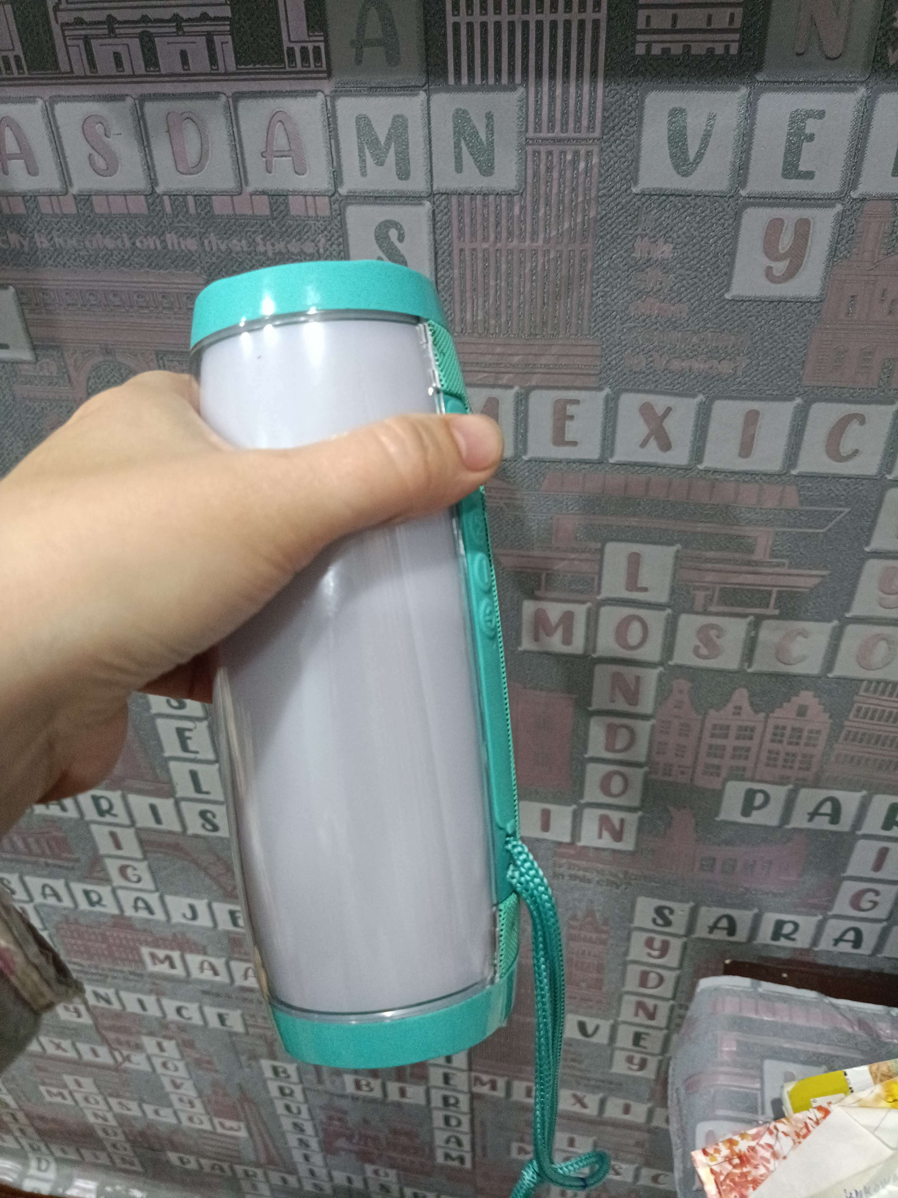 Фотография покупателя товара Портативная колонка SK1023GN, microSD/USB, Bluetooth 5.0, 10 Вт, 1200 мАч, зеленая - Фото 1