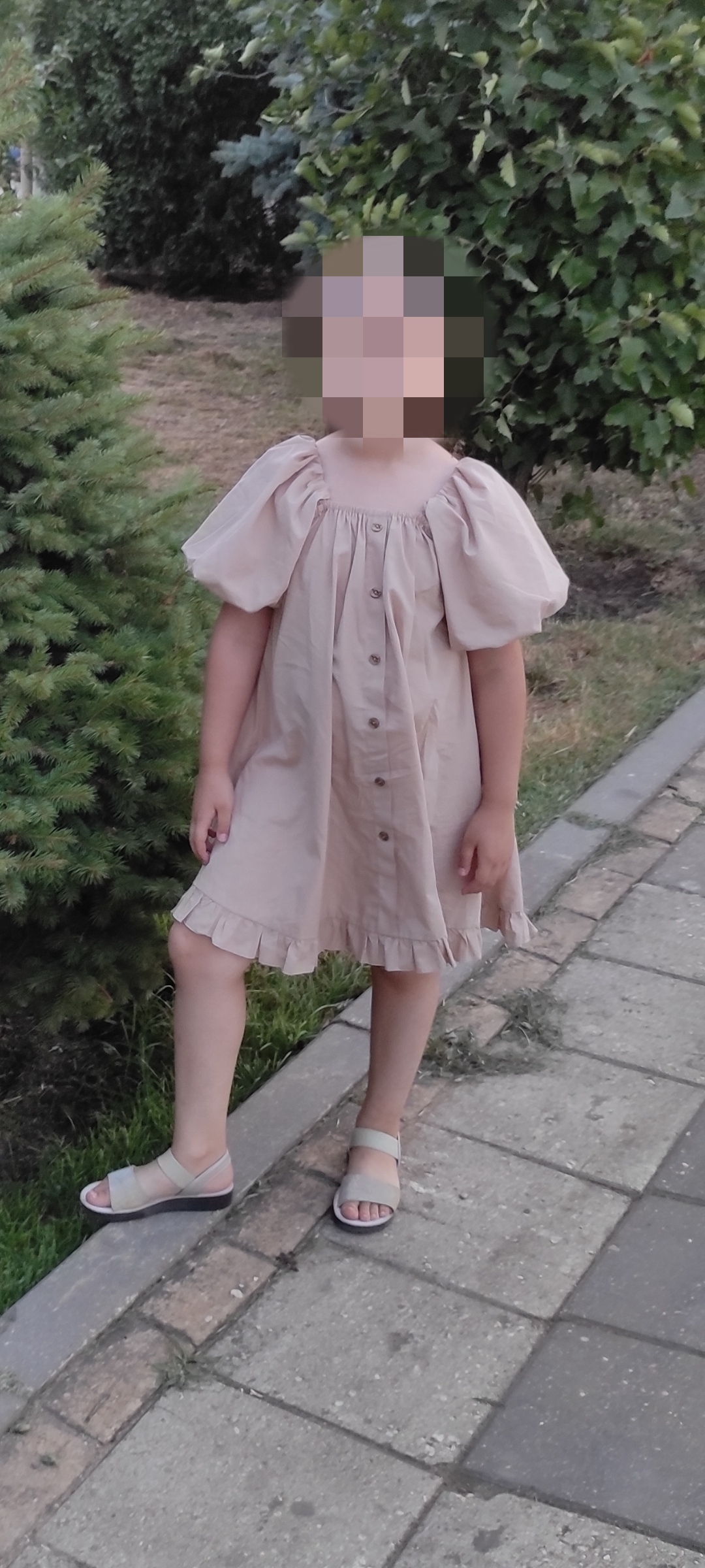Фотография покупателя товара Платье для девочки KAFTAN "Cute", размер 32 (110-116), цвет бежевый - Фото 1