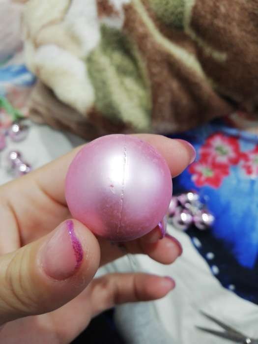Фотография покупателя товара Набор шаров пластик d-3 см, 16 шт "Зефир" розовый