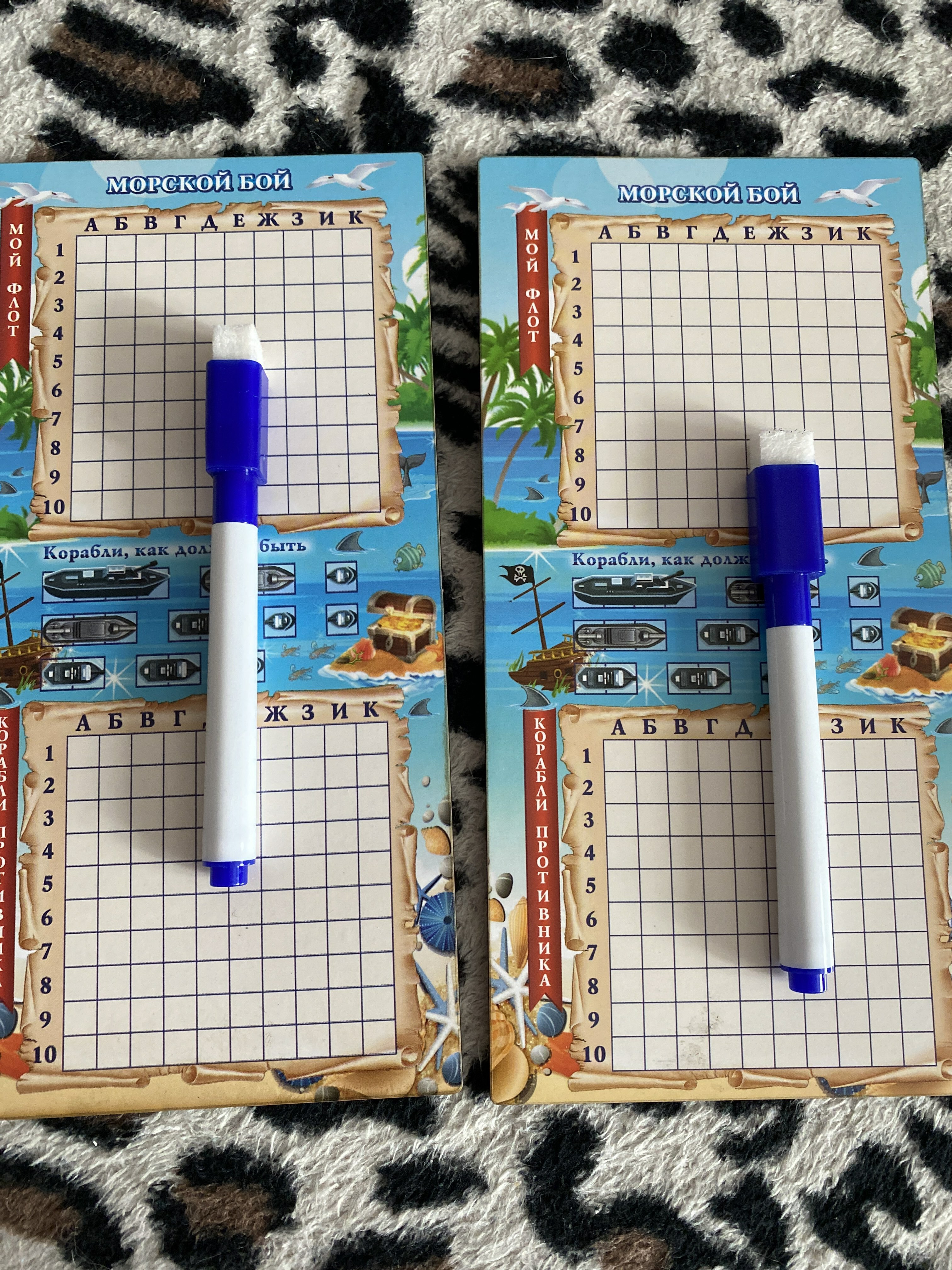 Фотография покупателя товара Настольная игра морской бой "Тихие воды", 2 стираемых маркера, 2 игровых поля - Фото 20
