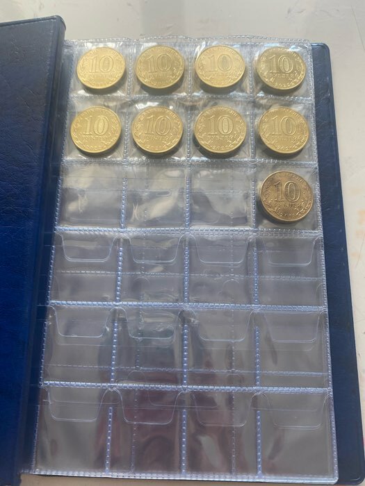 Фотография покупателя товара Альбом для монет 125 х 185 мм Calligrata "Комби" на 138 монет, обложка искусственная кожа, синий - Фото 11