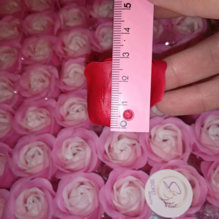 Фотография покупателя товара Розы мыльные красные, набор 81 шт