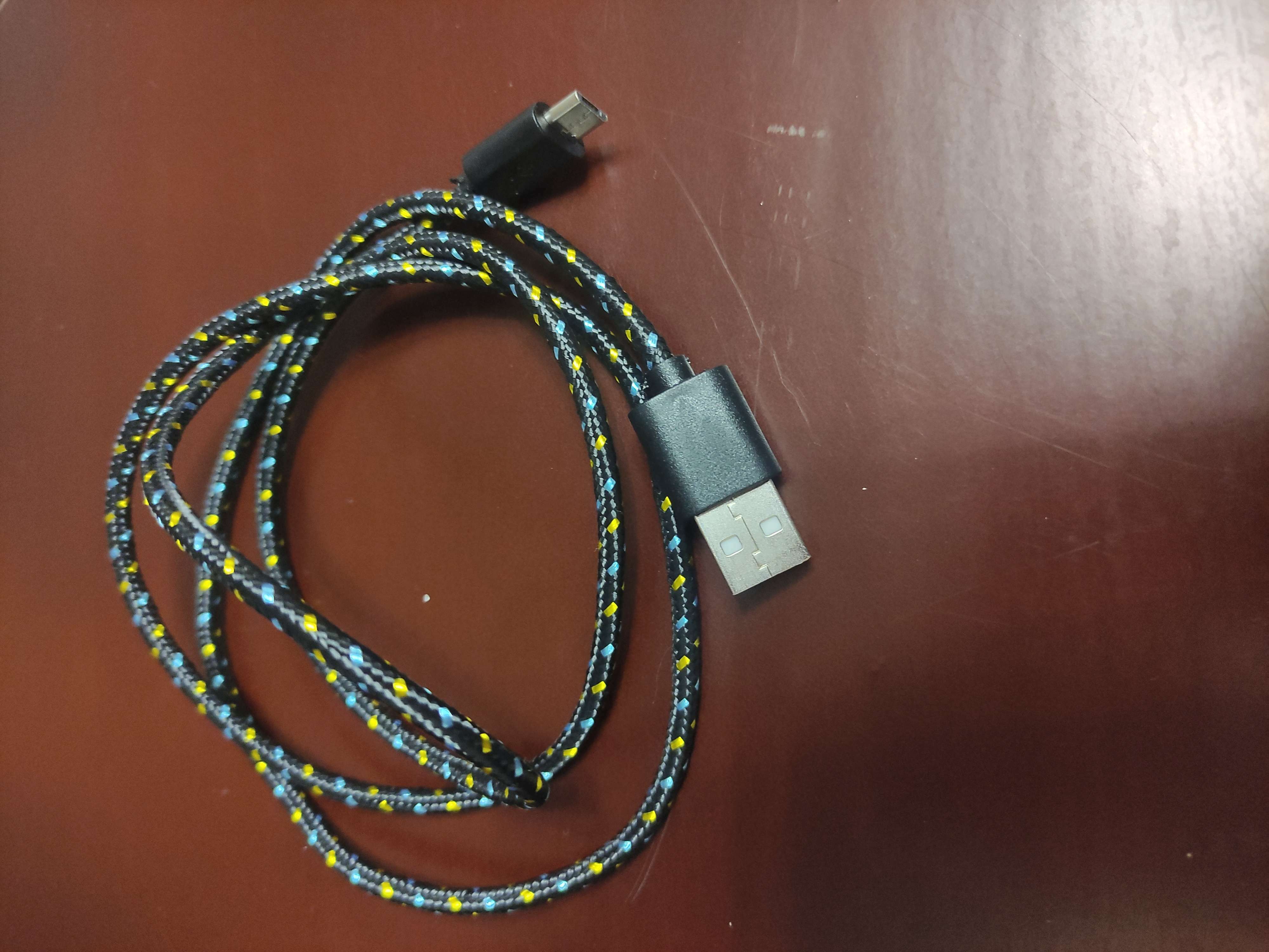 Фотография покупателя товара Кабель Defender USB08-03T, USB - microUSB, 1 м, тканевая оплётка, чёрный - Фото 1