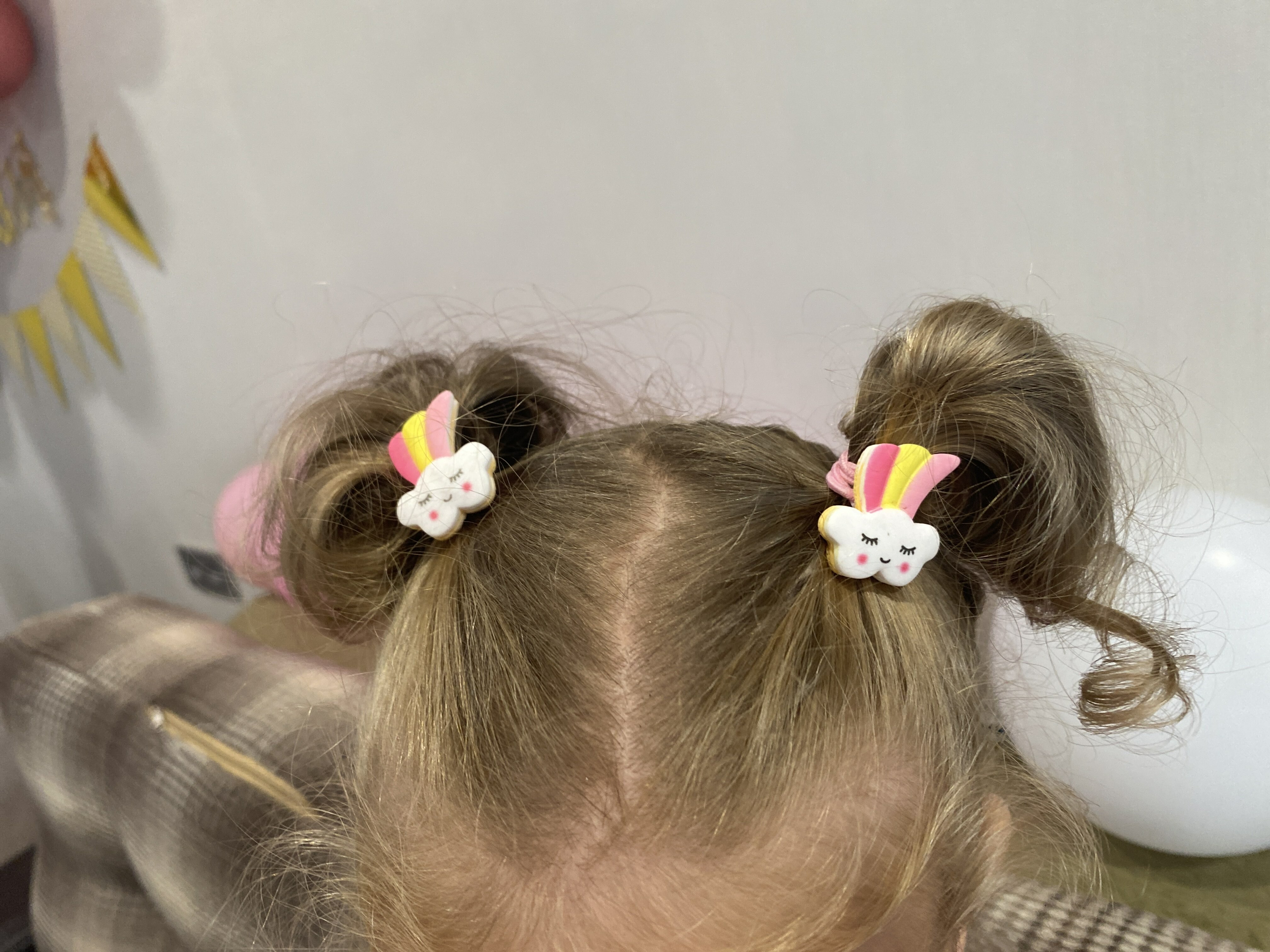 Фотография покупателя товара Детские резинки для волос с украшением «Отпандного настроения», диам. 5 см., 2 шт.