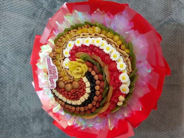 Фотография покупателя товара Плёнка иридисцентная для декора и флористики «Хамелеон» 58×58 см - Фото 4