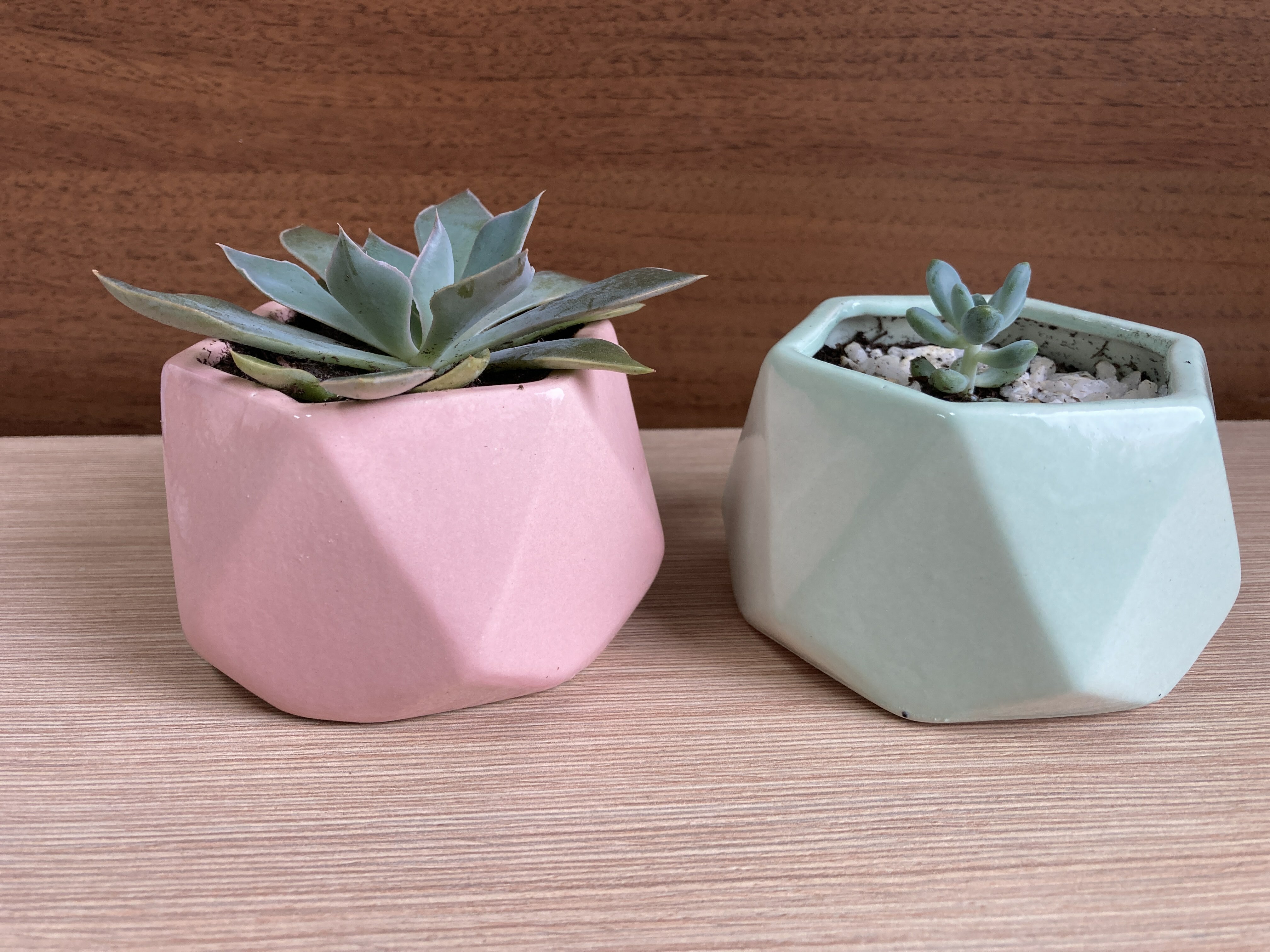 Фотография покупателя товара Кашпо "Оригами", розовое, керамика, 0.2 л
