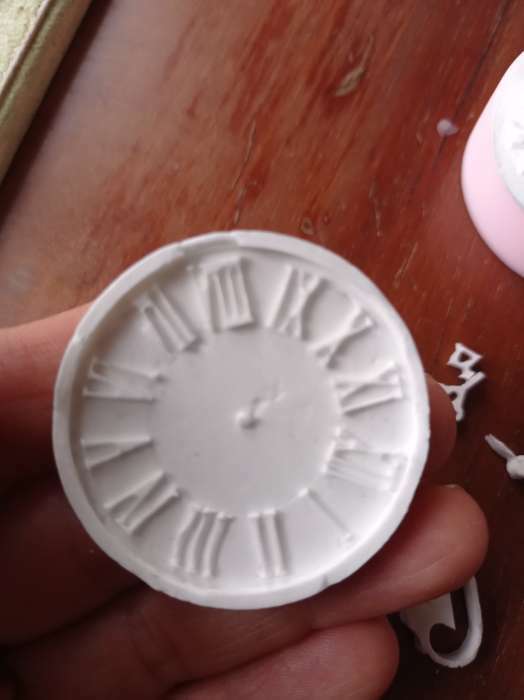 Фотография покупателя товара Молд силикон "Карманные часы" 9х5,6 см - Фото 1