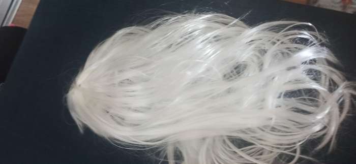 Фотография покупателя товара Карнавальный парик «Красотка», цвет белый