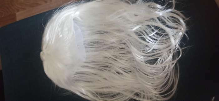 Фотография покупателя товара Карнавальный парик «Красотка», цвет белый
