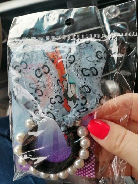 Фотография покупателя товара Резинка для волос "Cat disco" - Фото 1