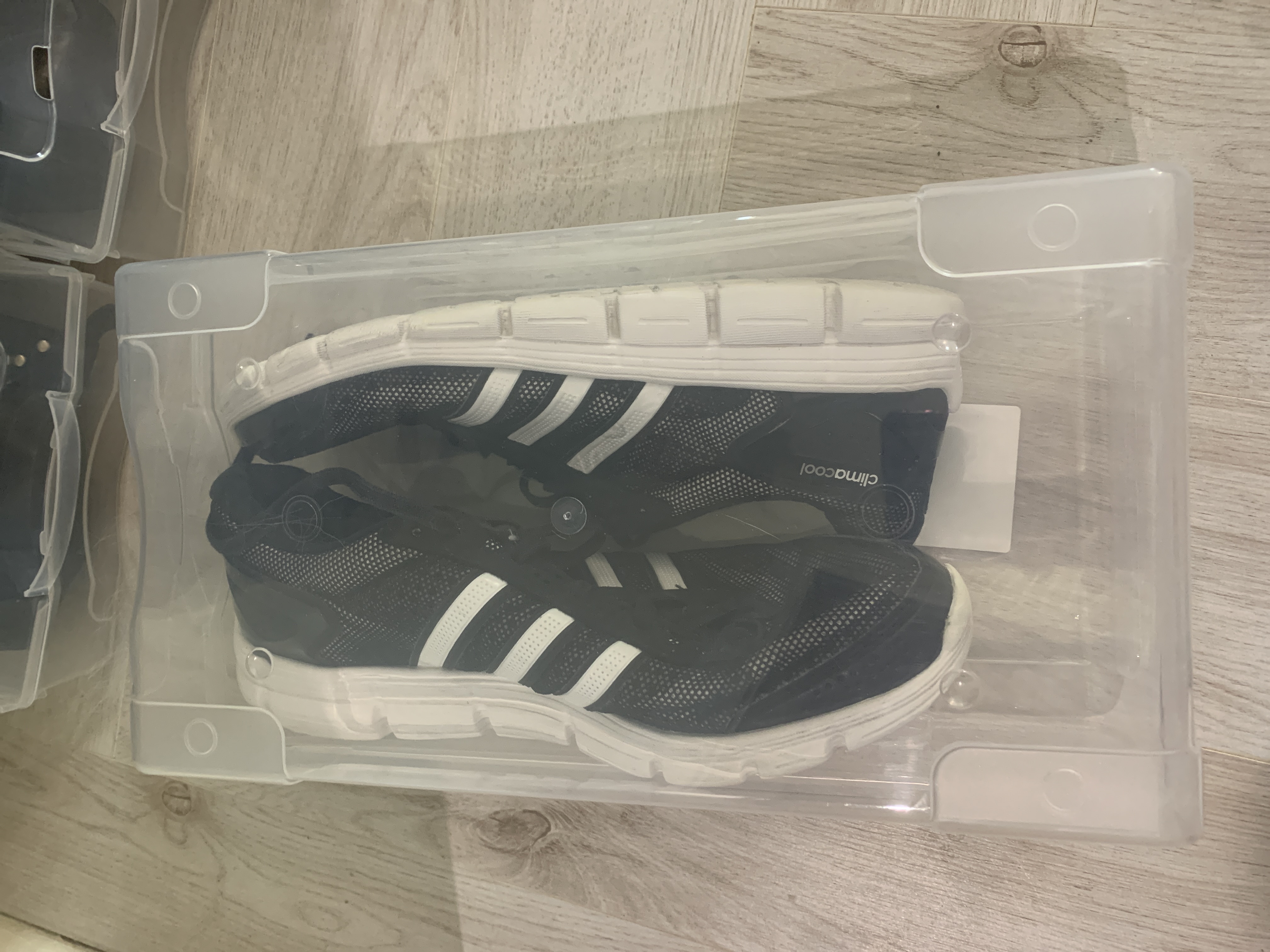 Фотография покупателя товара Короб для хранения обуви «Реноме», 38×20,5×13 см, цвет прозрачный - Фото 1