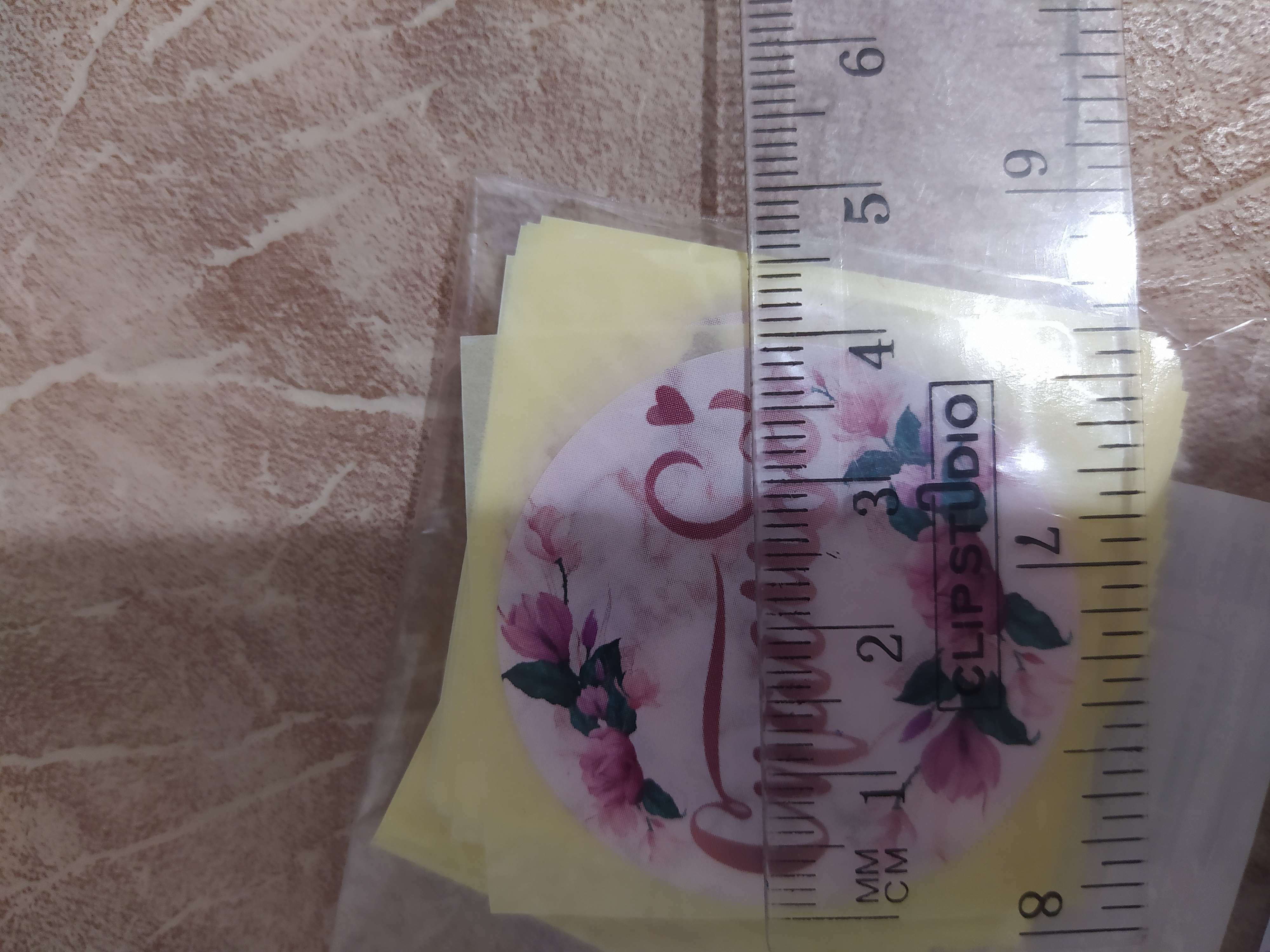 Фотография покупателя товара Набор наклеек для бизнеса «Спасибо», 4 х 4 см, 50 шт