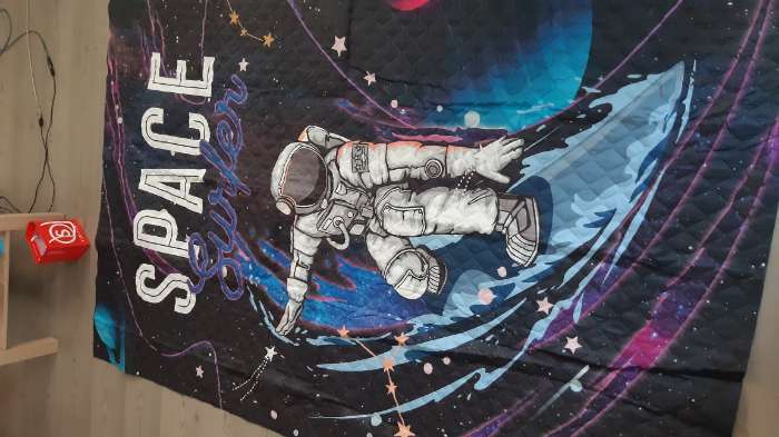 Фотография покупателя товара Покрывало детское Этель 1,5 сп "Space Surfer", 145х210 см, микрофибра